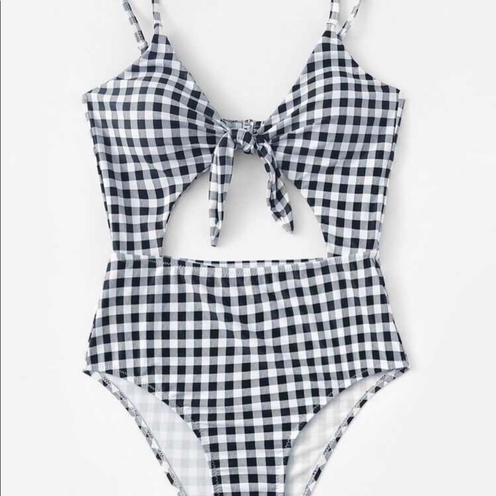 Shein gingham one piece